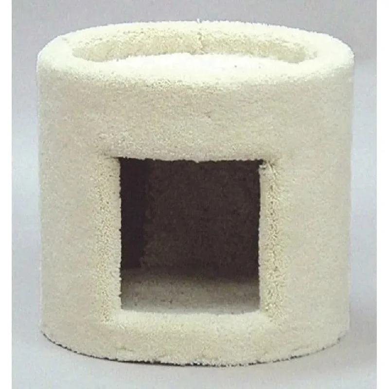-Splash-proof food bowl AND Anti-choking slow food bowlNorth American Pet One Story Plush Cat Condo Condo Beige -Splash-proof food bowl AND Anti-choking slow food bowlNorth American Pet One Story Plush Cat Condo Condo Beige