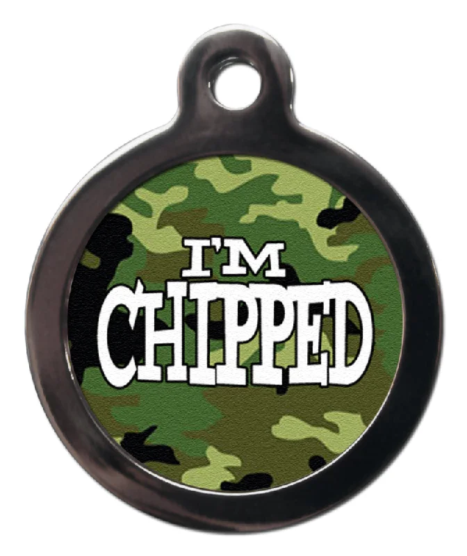 - Pet fence foldable indoorI'm Chipped Camo Dog Tag