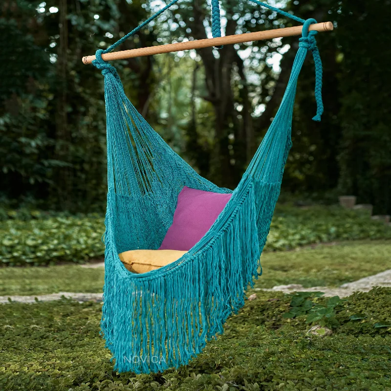 - Chinchilla cooling ice nest ceramic plateSea Breezes in Teal Fringed Teal Cotton Rope Mayan Hammock Swing from Mexico - Chinchilla cooling ice nest ceramic plateSea Breezes in Teal Fringed Teal Cotton Rope Mayan Hammock Swing from Mexico