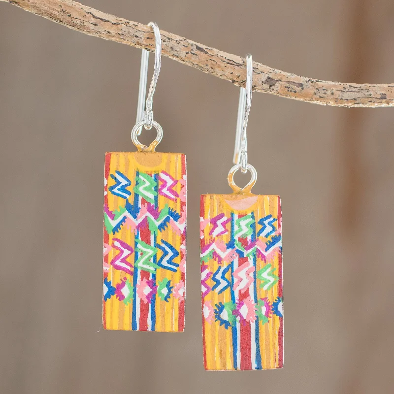 - Pet tear stain cleaning wipesTecpan Marvels Huipil-Inspired Wood Dangle Earrings from Guatemala - Pet tear stain cleaning wipesTecpan Marvels Huipil-Inspired Wood Dangle Earrings from Guatemala